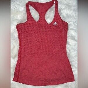 Adidas Aeroknit Heather Red Athletic Tank Top Size XS